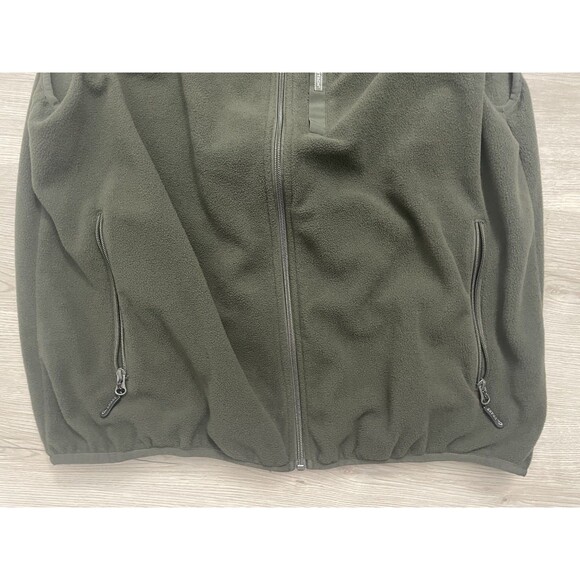 Drake Waterfowl Moss Green Full Zip Fleece Windproof Layering Vest Men's Sz XL - Picture 2 of 7